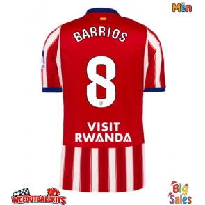 Atletico Madrid Pablo Barrios #8 Replica Home Stadium Shirt 2026-27 Short Sleeve